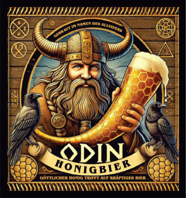 Odin Trunk - Honigbier - 24 Flaschen im Karton