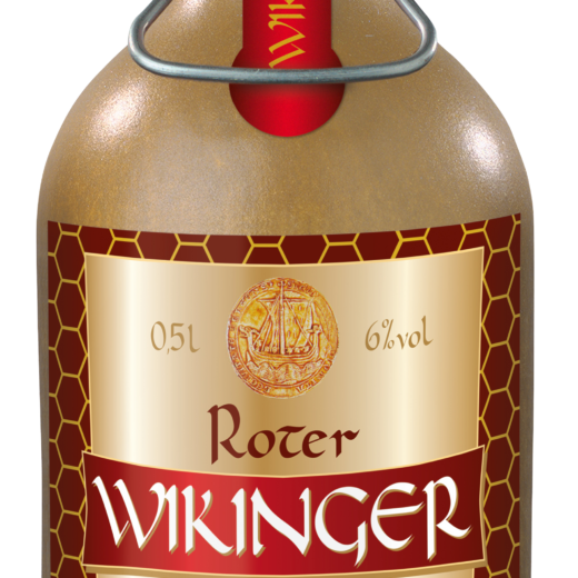 Roter Wikinger Met - Kirschmet - 0,5l Tonflasche